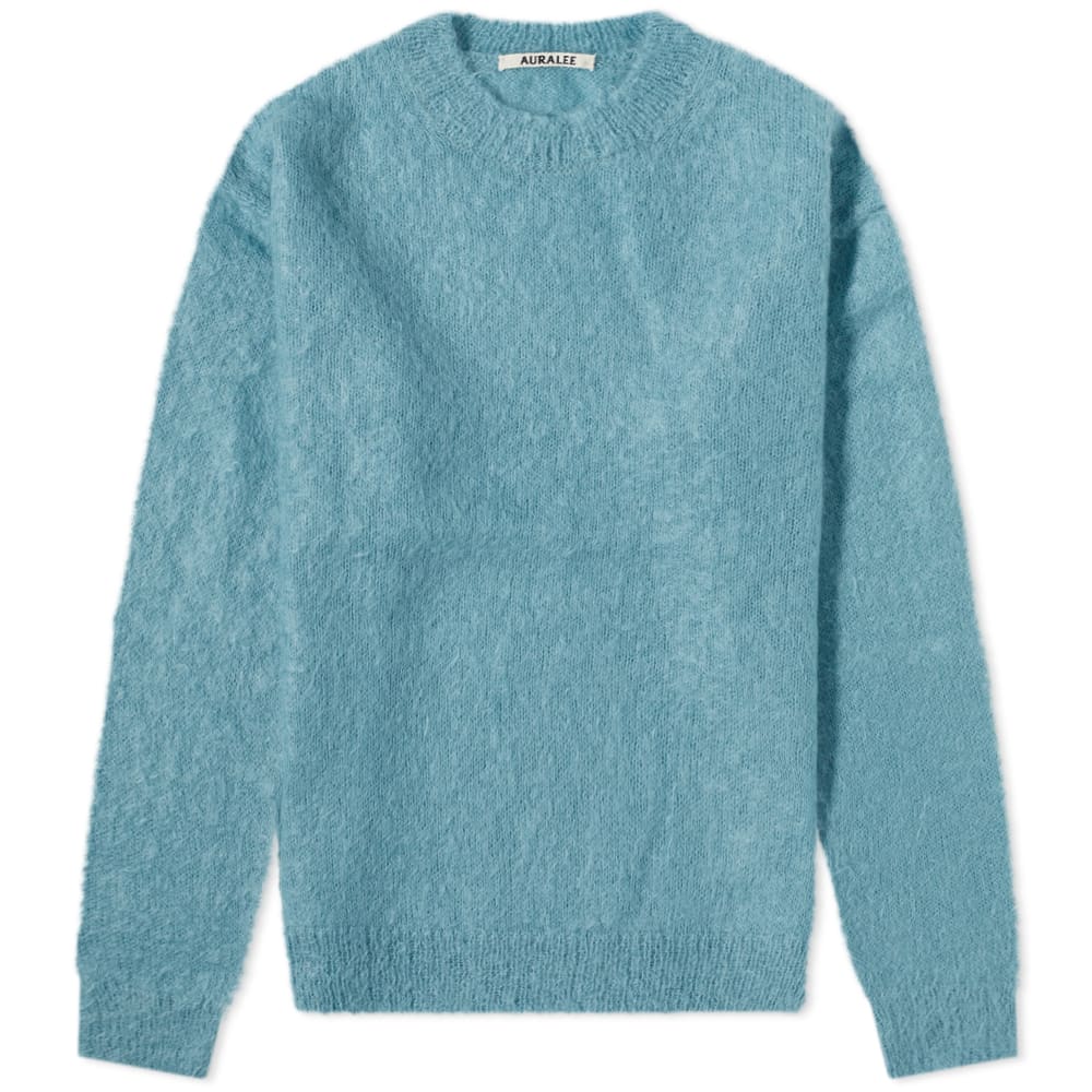 オーラリー Auralee オーラリーモヘアクルーニット トップス メンズ 男性 インポートブランド 小さいサイズから大きいサイズまで Sermus Es