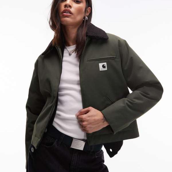 カーハート Carhartt WIP Carhartt Carhartt WIP ニューカークジャケット（カーキグリーン） アウター レディース 女性 インポートブランド 小さいサイズから大きいサイズまで