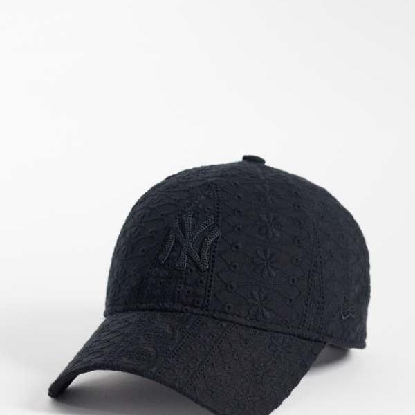 ニュー内鰓 New Era NEW ERA ニュー内鰓 NYヤンキース レディース 9twenty ブロデリーキャップ 黒いこと かぶり笠 レディース 成人女性 インポートブランド