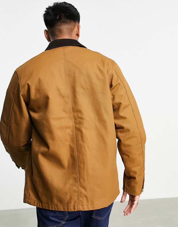 カーハート Carhartt Wip Carhartt ブラウンのcarharttwipミシガンコート アウター メンズ 男性 インポートブランド 小さいサイズから大きいサイズまで Brocamarketing Com