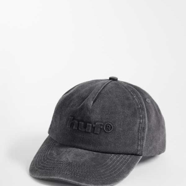 ハフ HUF Huf HUFパシフィックウォッシュロゴ5パネルキャップ（ウォッシュドブラック） 帽子 メンズ 男性 インポートブランド