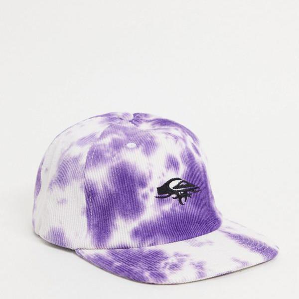 在庫あり 即納 クイックシルバー Quiksilver クイックシルバーogコードタイダイキャップ パープル 帽子 レディース 女性 インポートブランド 超美品 Www Nripost Com