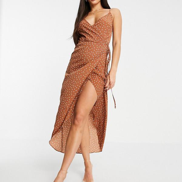超人気の京都のセレクトショップdivacloset Asos Asos ワンピース Asosdesignトールキャミラップマキシドレス 茶色の水玉模様 Asosdesignトールキャミラップマキシドレス 茶色の水玉模様 Asos 小さいサイズから大きいサイズまで セレクトショップ 女性 Asos Diva 超人気の京都のセレクトショップdivacloset Asos Asos ワンピース Asosdesignトールキャミラップマキシドレス 茶色の水玉模様 Asosdesignトールキャミラップマキシドレス 茶色の水玉模様 Asos 小さいサイズから大きいサイズまで セレクトショップ 女性 Asos Diva