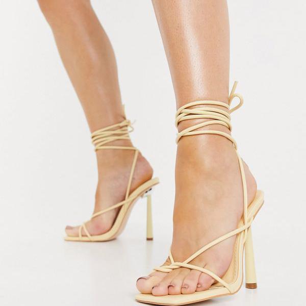 受賞店舗 楽天市場 パブリックデザイアワイドフィットレーシーヒールサンダル バニラのアンクルネクタイ 靴 レディース 女性 インポートブランド 小さいサイズから大きいサイズまで セレクトショップ Diva Closet 新版 Fcipty Com