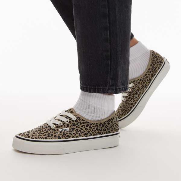 ヴァンズ Vans VANS バンズ Vans オーセンティック トレーナー（ブラック レオパード） 靴 メンズ 男性 インポートブランド 小さいサイズから大きいサイズまで