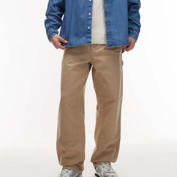カーハート Carhartt WIP Carhartt Carhartt WIP ダブルニー リラックスストレートフィットジーンズ ウォッシュドベージュ パンツ ボトム メンズ 男性 インポートブランド 小さいサイズから大きいサイズまで|セレクトショップ Diva Closet