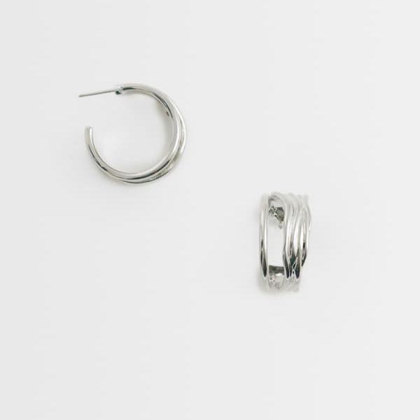 デザインビーdesignb DesignB DesignB London マルチストランドフープピアス（シルバー） アクセサリー レディース 女性 インポートブランド｜セレクトショップ　Diva　Closet