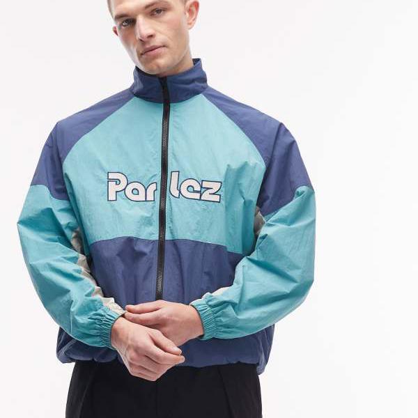 パールズ Parlez Parlez レール トラック ジャケット、グリーン アウター メンズ 男性 インポートブランド 小さいサイズから大きいサイズまで