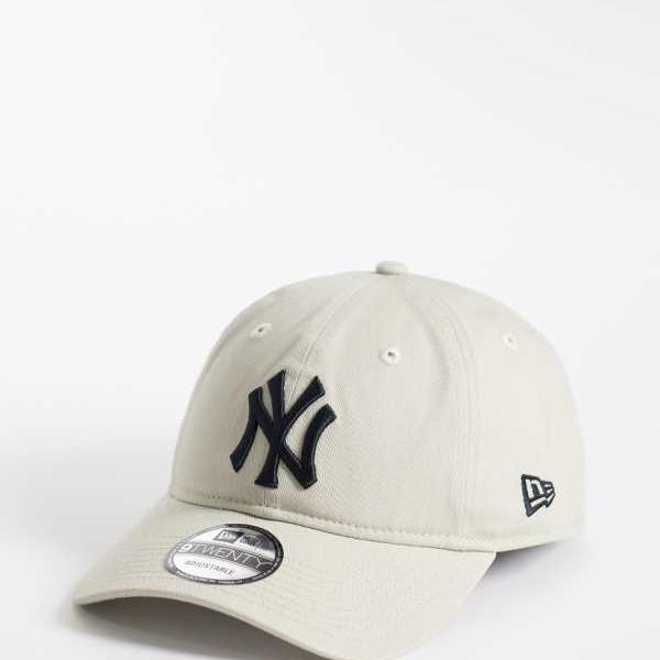 ニュー内鰓 New Era NEW ERA New Era NY Yankees 9twenty ロゴタイプ 旗がしら、ベージュ かぶり笠 レディース 成人女性 インポートブランド