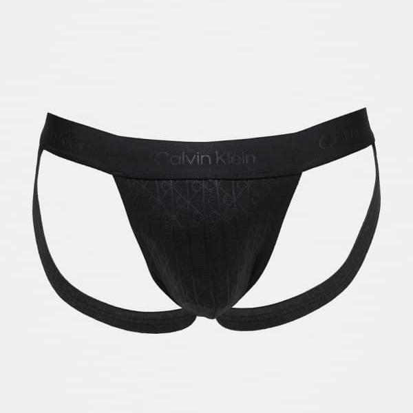 カルバンクライン Calvin Klein カルバン・クラインのレースジョックストラップ（黒いこと） 佩び物 メンズ 成人男性 インポートブランド