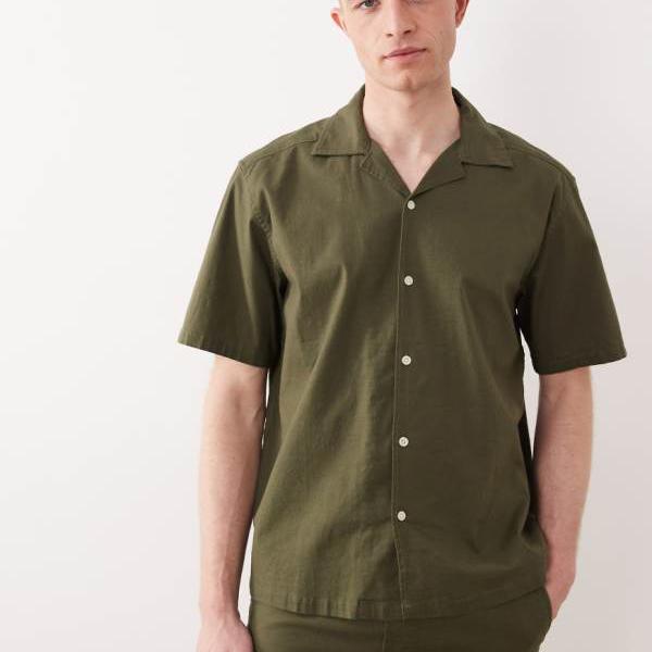 オンリー＆サンズ Only \u0026 Sons ONLY \u0026 SONS 綿織物分限者 リビア色合いプルオーバー セットアップ オリーブ緑であること トップス メンズ 成人男性 インポートブランド たわい無い大きさから気が大きい大きさまで