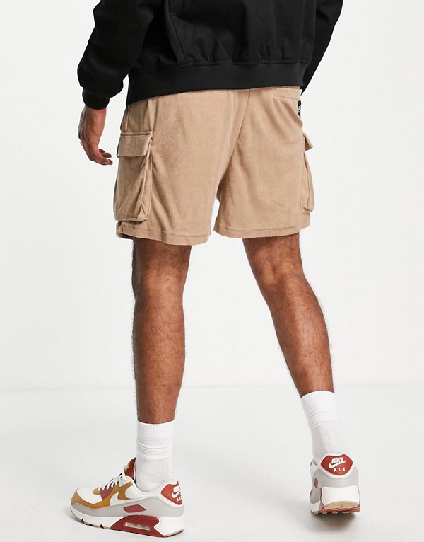 シックススジューン Sixth June 6月6日ジャージーショーツはベージュのタオル地でコーディネート パンツ ボトム メンズ 男性 インポートブランド 小さいサイズから大きいサイズまで Eliyahujian Com