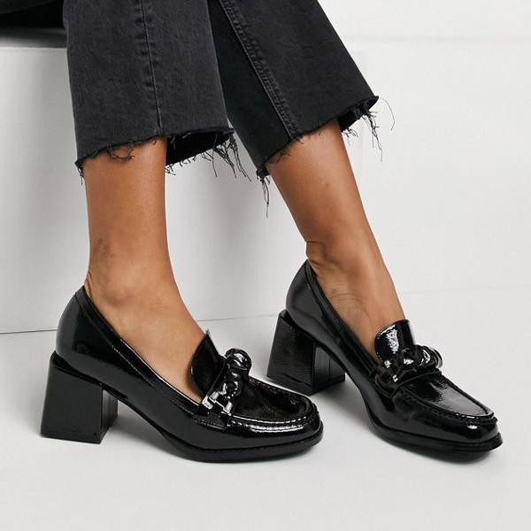 楽天市場 レイド Raid 黒いワニのraidreignヒールローファー 靴 レディース 女性 インポートブランド 小さいサイズから大きいサイズまで セレクトショップ Diva Closet