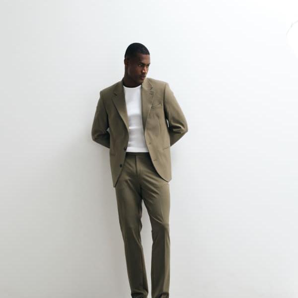 エイソス ASOS asos ASOS DESIGN FlexMax&trade; スキニースーツパンツ（オリーブグリーン） パンツ ボトム メンズ 男性 インポートブランド 小さいサイズから大きいサイズまで｜セレクトショップ　Diva　Closet