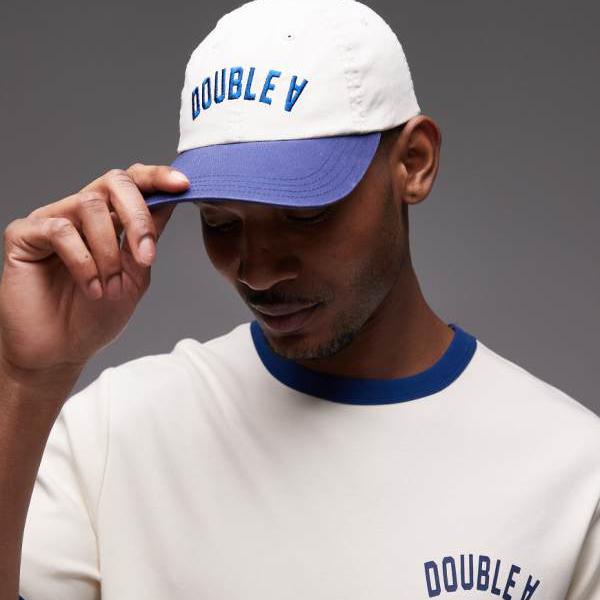 Double A By Wood アーチーキャップ(クリーム&ネイビー) 帽子 メンズ 男性 インポートブランド|セレクトショップ Diva Closet