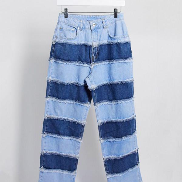 人気ブランド 楽天市場 ラゲッド プリースト The Ragged Priest パッチワークストライプのraggedpriestママジーンズ パンツ ボトム レディース 女性 インポートブランド 小さいサイズから大きいサイズまで セレクトショップ Diva Closet 日本製 Csckerala Com