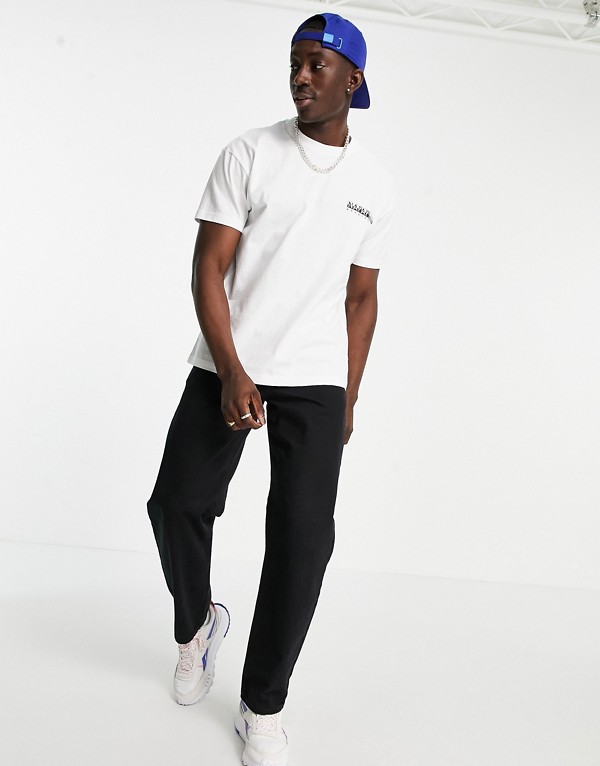 ナパピリ Napapijri Napapijri Napapijri Haenatシャツ 白 トップス メンズ 男性 インポートブランド 小さいサイズから大きいサイズまで Aplusfinance Blog Com