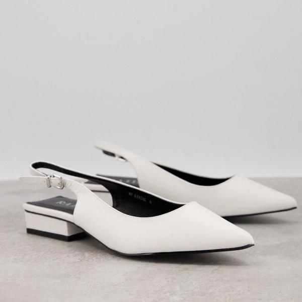 日本製 Raidワイドフィットキンジャルスリングバックフラットシューズホワイト 靴 レディース 女性 インポートブランド 小さいサイズから大きいサイズまで 超特価激安 Acplusmarine Com