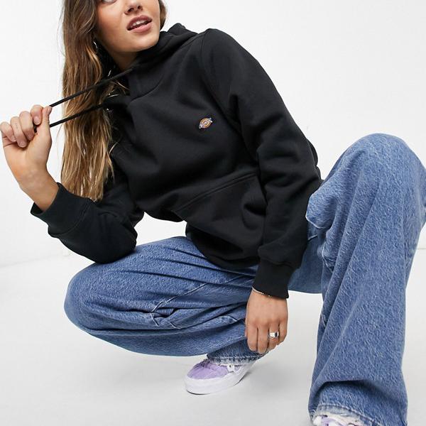 パーカー レディース トップス 黒のディッキーズオークポートパーカー Dickies ディッキーズ 女性 小さいサイズから大きいサイズまで インポートブランド 流行 Www Rrj Mu