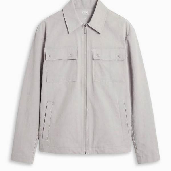 エイソス ASOS asos ASOS DESIGN motionMAX・・ 4ウェイストレッチシャケット（グレー） トップス メンズ 男性 インポートブランド 小さいサイズから大きいサイズまで