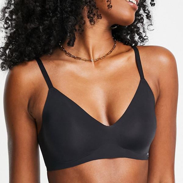 スロギー Sloggi Sloggi Zero Feelウルトラキャミストラップブラレット 外す実行可能なパッド随行員ブラック 襯衣 レディース 女房 インポートブランド 卑俗号から重たいサイズまで Guidocatalano It