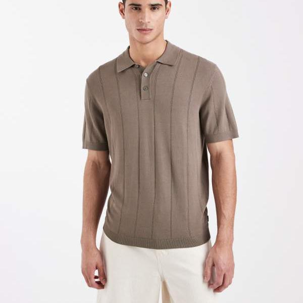 ジャックアンドジョーンズ Jack & Jones ジャック＆ジョーンズ プレミアムニットポロ（ベージュ） トップス メンズ 男性 インポートブランド 小さいサイズから大きいサイズまで｜セレクトショップ　Diva　Closet