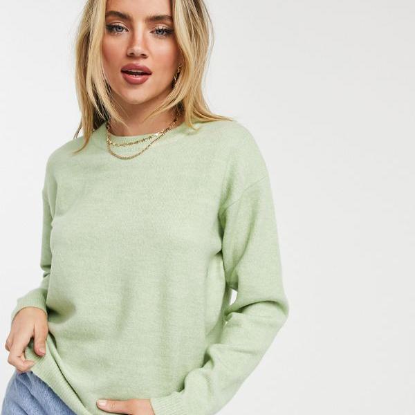 日本最大級 楽天市場 エイソス Asos Asos Asosdesignの特大クルーネックジャンパー グリーン トップス レディース 女性 インポートブランド 小さいサイズから大きいサイズまで セレクトショップ Diva Closet 在庫あり 即納 3sg Tn