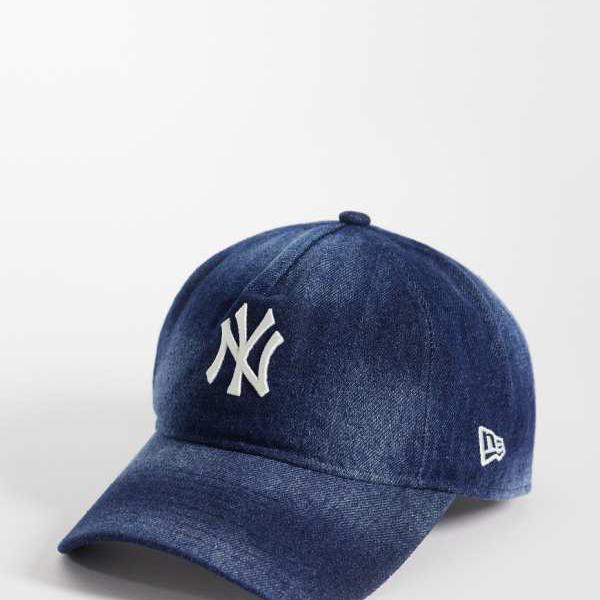 ニュー内鰓 New Era NEW ERA ニュー内鰓 NYヤンキース レディース 9twenty ジーンズ旗がしら ダークウォッシュブルー かぶり笠 レディース 成人女性 インポートブランド