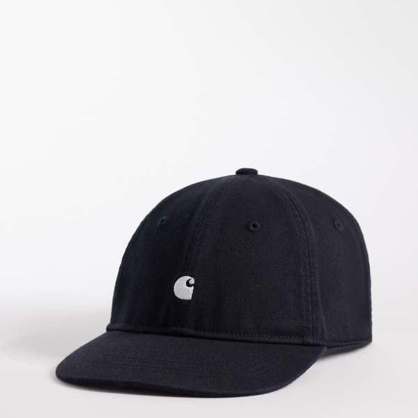 カーハート Carhartt WIP Carhartt Carhartt WIP マディソン ロゴ キャップ（ブラック） 帽子 レディース 女性 インポートブランド