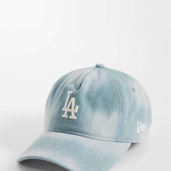 ニュー内鰓 New Era NEW ERA ニュー内鰓 天使の都市ドジャース レディース 9twenty ジーンズ旗がしら ライトウォッシュブルー かぶり笠 レディース 成人女性 インポートブランド