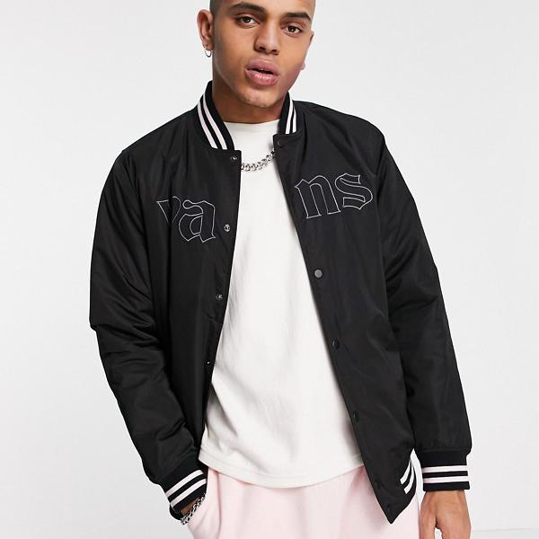 ヴァンズ Vans Vans バンズ Vans 60 Sixersvarsityヤッケ ネグロイド アウター メンズ ガイ インポートブランド名 些些たる大きさから酷いサイズまで 京都の選りぬく販売店divacloset Pasadenasportsnow Com