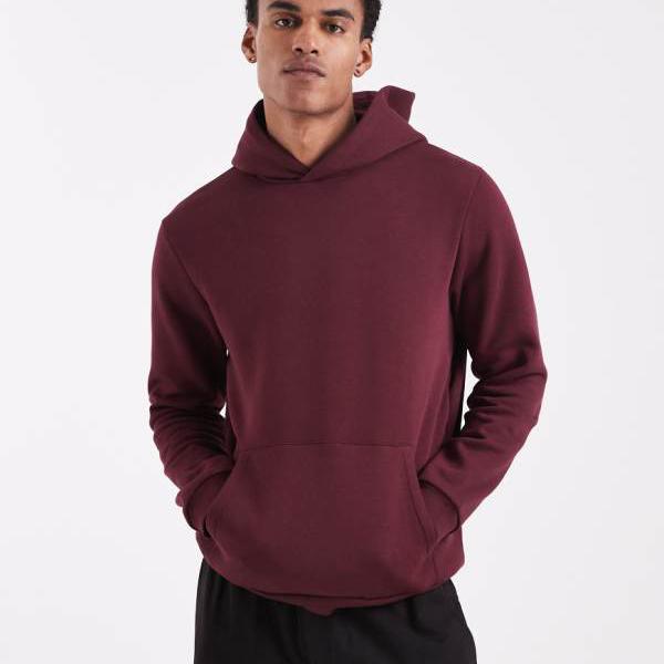 エイソス ASOS asos ASOS DESIGN エッセンシャルズ フーディー（バーガンディ） トップス メンズ 成人男性 インポートブランド ごく小さい大きさから大層らしい大きさまで