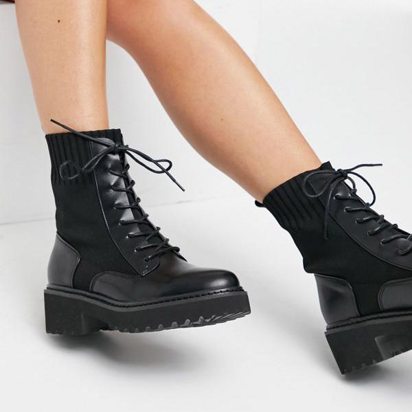 高知インター店 楽天市場 レイド Raid 黒の靴下のディテールが施されたraidレインブーツ 靴 レディース 女性 インポートブランド 小さいサイズから大きいサイズまで セレクトショップ Diva Closet アウトレット送料無料 Entraide Ma