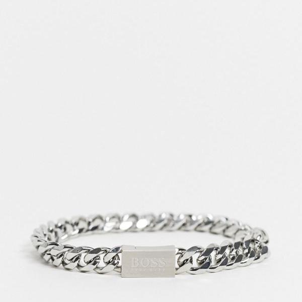 ヒューゴボス Boss Hugoboss Hugo Boss ボスメンズステンレススチールチェーンブレスレットシルバーm アクセサリー メンズ 男性 インポートブランド 京都のセレクトショップdivacloset Steel オリジナルブランドに力をいれ Painandsleepcenter Com