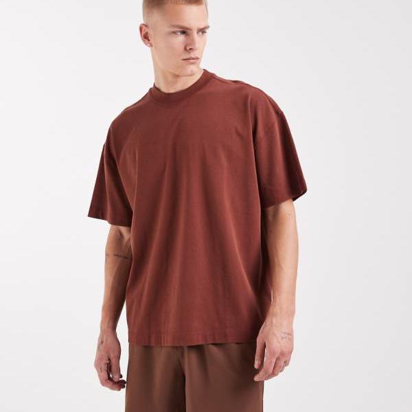 4505 アイコン ヘビーウェイトコットン オーバーサイズTシャツ 速乾加工 ウォッシュ加工 ラスト トップス メンズ 男性 インポートブランド 小さいサイズから大きいサイズまで