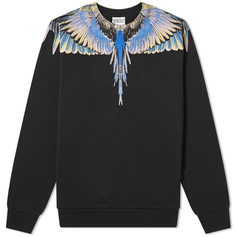 マルセロバーロン Marcelo Burlon マルセロバーロンウィングスクルースウェット トップス メンズ 紳士 インポートブランド 薄いサイズからたくさんサイズまで Electrosdiscounts Com