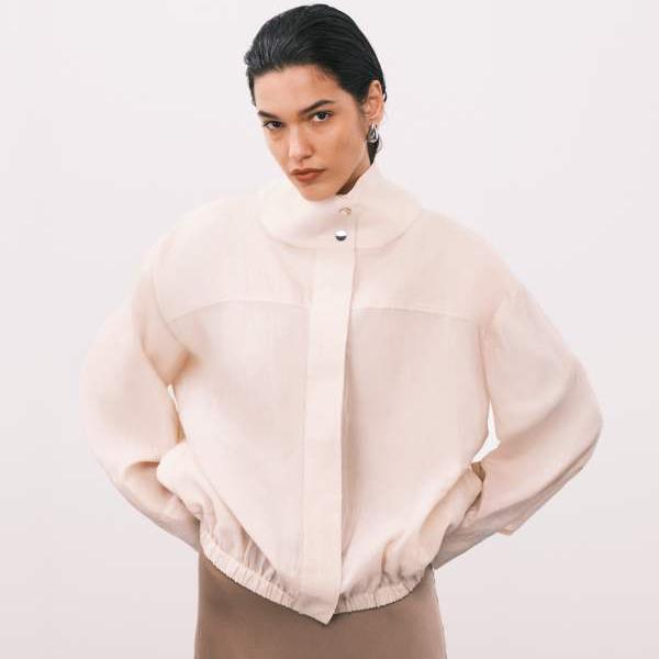 エイソス ASOS asos ASOS DESIGN テクニカルファネルユーティリティウィンドブレーカージャケット（クリーム色） アウター レディース 女性 インポートブランド 小さいサイズから大きいサイズまで