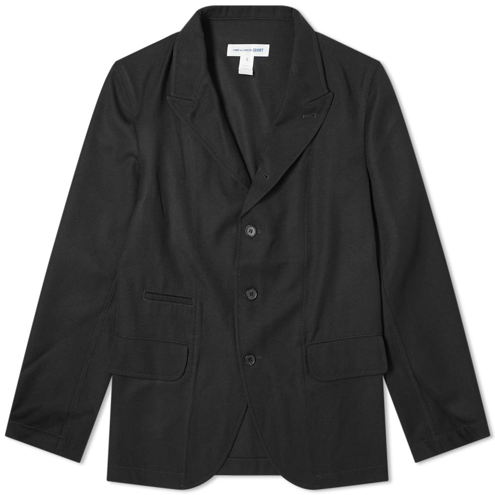 コムデギャルソンSHIRTジップジャケット付き コムデギャルソンシャツ タキシードジャケット ネイビー SHIRT