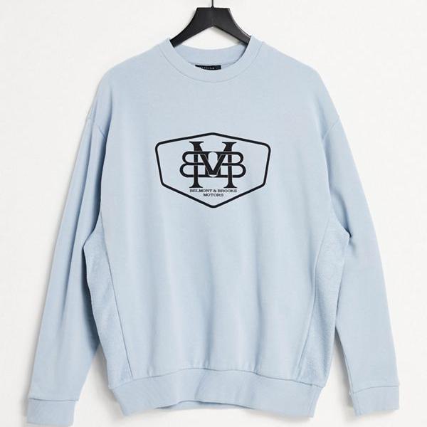 即納特典付き エイソス Asos Asos Asosdesignオーバーサイズスウェットシャツ リバースパネルとロゴチェストプリント トップス メンズ 男性 インポートブランド 小さいサイズから大きいサイズまで セレクトショップ Diva Closet 好評 Museutelecomunicacoes