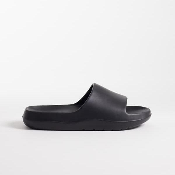 エイソス ASOS asos ASOS DESIGNのチャンキースライダー（黒いこと） 靴 メンズ 成人男性 インポートブランド たわい無い大きさから気が大きい大きさまで