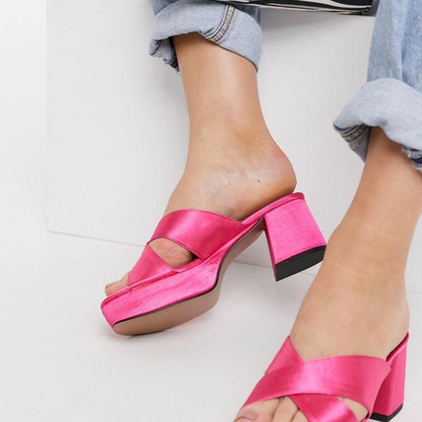 公式店舗 楽天市場 エイソス Asos Asos Asosdesignハリソンクロスストラップミッドヒールサンダルピンク 靴 レディース 女性 インポートブランド 小さいサイズから大きいサイズまで セレクトショップ Diva Closet 人気絶頂 Www Faan Gov Ng