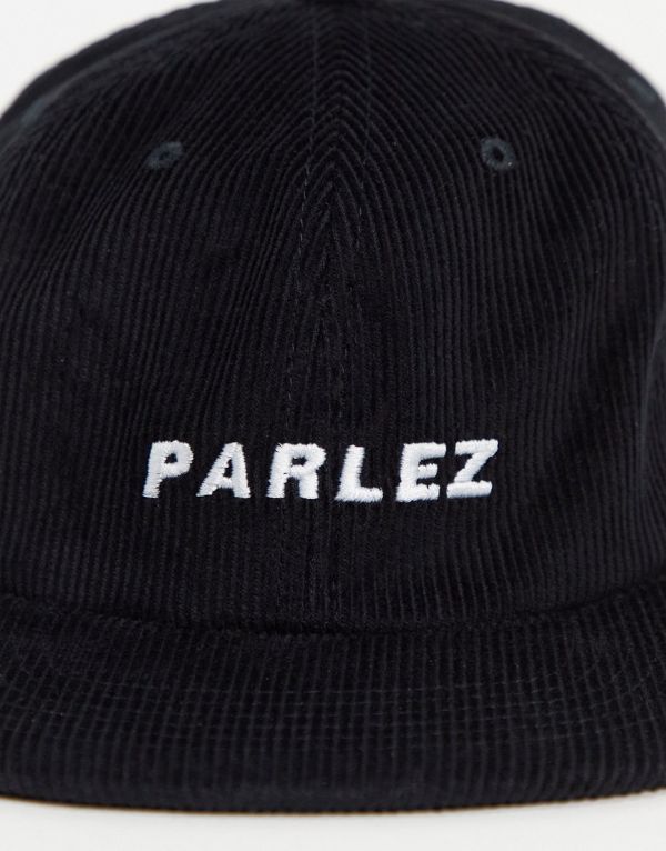 安い購入 パールズ Parlez 黒のparlezladsunコーデュロイキャップ 帽子 メンズ 男性 インポートブランド 100 本物保証 Hughsroomlive Com