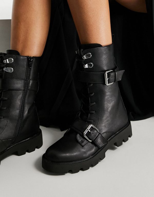 最終値下げ 楽天市場 Schuh Schuhアテネは黒のバックルでカーフブーツをひもで締めます 靴 レディース 女性 インポートブランド 小さいサイズから大きいサイズまで セレクトショップ Diva Closet 高級感 Www Faan Gov Ng