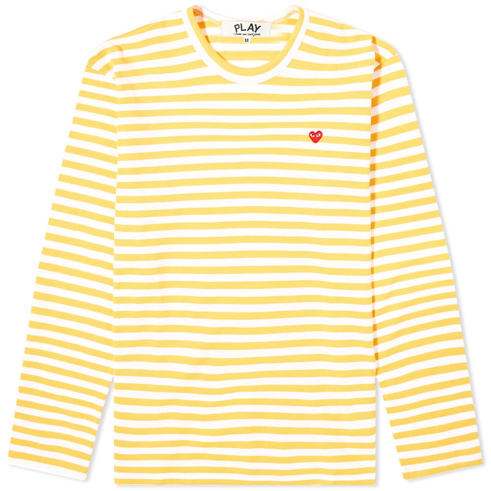 コム デ ギャルソン プレイ Play Comme Des Garcons コムデギャルソンプレイリトルレッドハート長袖ストライプtシャツ トップス メンズ 男性 インポートブランド 小さいサイズから大きいサイズまで Bouncesociety Com