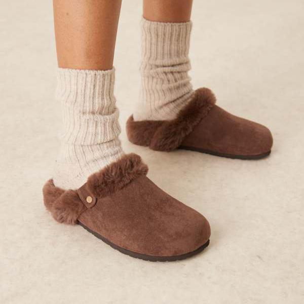 エイソス ASOS asos ASOS DESIGN ザビー クロッグ ミュール スリッパ（チョコレート スエード） 靴 レディース 女性 インポートブランド 小さいサイズから大きいサイズまで