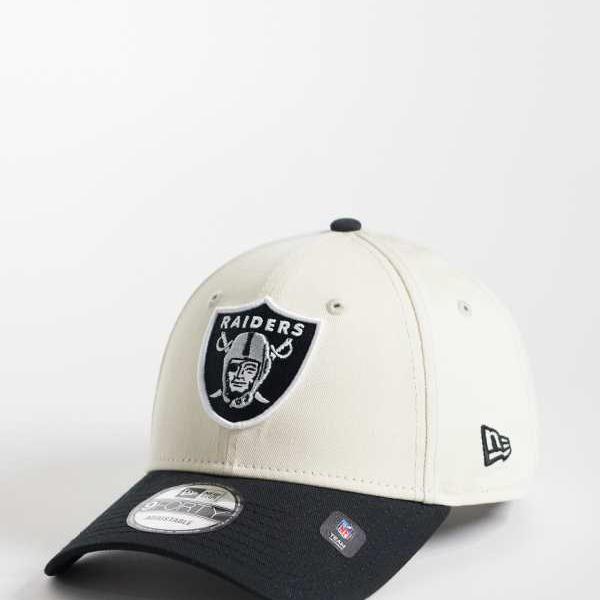 ニューエラ New Era NEW ERA ニューエラ ラスベガス・レイダース 9forty ロゴキャップ、コントラストバイザー付き、ニュートラル/ブラック 帽子 メンズ 男性 インポートブランド｜セレクトショップ　Diva　Closet