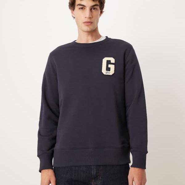 ガント Gant GANTのトレーナー、赤ちょうちんシティGロゴタイプ入り口・入口、米国海軍 トップス メンズ 成人男性 インポートブランド たわい無い大きさから気が大きい大きさまで