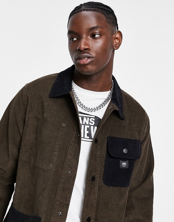 楽天市場 ヴァンズ Vans Vans バンズ Vans Drillchoreコードジャケット ブラウン アウター メンズ 男性 インポートブランド 小さいサイズから大きいサイズまで セレクトショップ Diva Closet