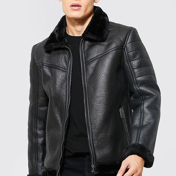 通販新品 楽天市場 Boohoo ブーフー Boohoo フェイクファーカラー付きアビエイターボンバー 上着 アウター メンズ 男性 インポート ブランド 小さいサイズから大きいサイズまで 代 30代 40代 プレゼント 誕生日 セレクトショップ Diva Closet 安い販売店