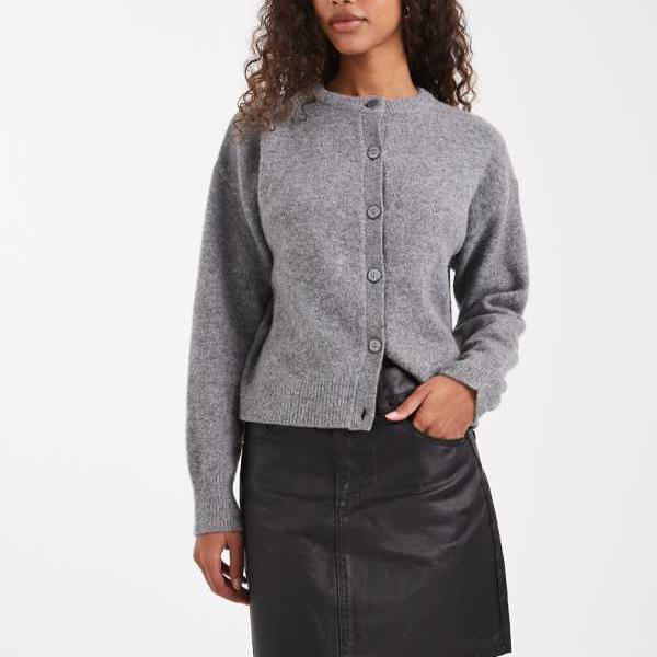 エイソス ASOS asos ASOS DESIGN デニムハイウエストミニスカート（コーティングブラック） スカート レディース 女性 インポートブランド 小さいサイズから大きいサイズまで